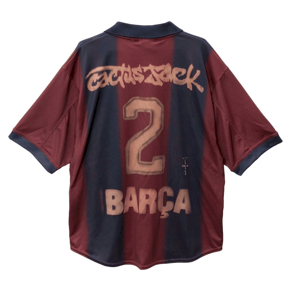 Edição Especial Barcelona Travis Scott Skeleton Jersey